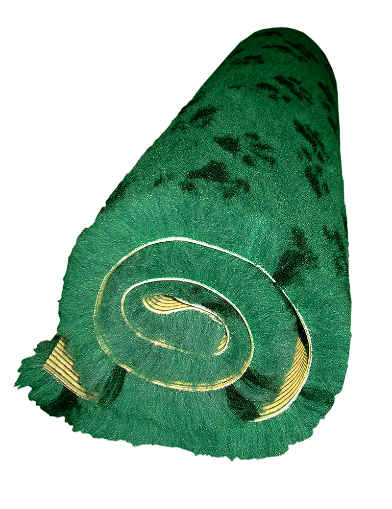 Grön fäll med tassar 75×75 cm - Bild 2